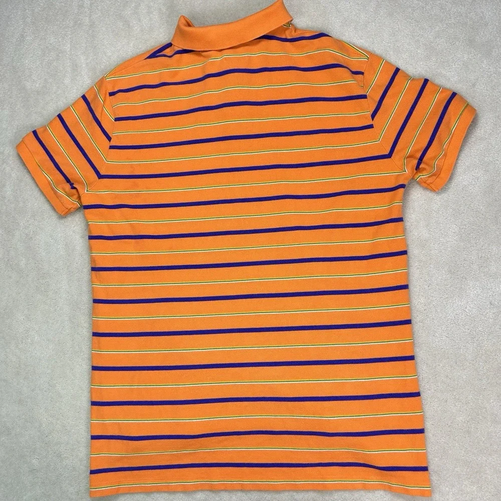 Vintage 90s Polo Ralph Lauren Shirt Men's XL Custom Fit USA Made Pique Preppy